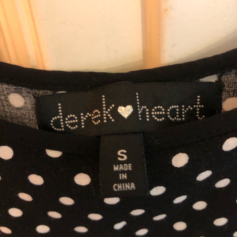 Black/White Patterned Romper - image 2